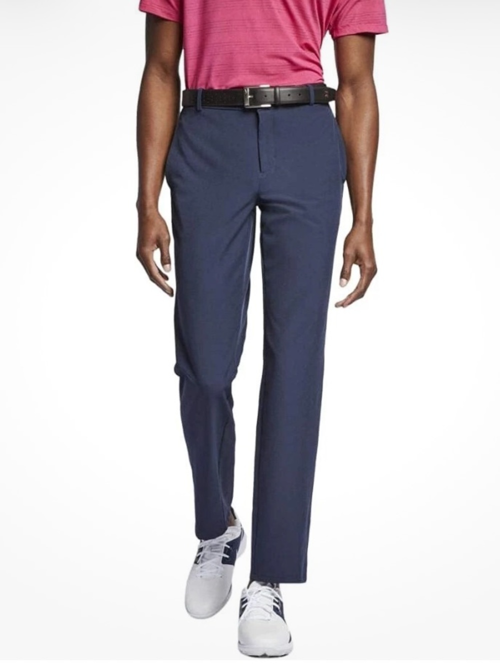 Nike | Men's Blue Dri-FIT Flat Front Side Hem Slit Golf Pants Size 28x30